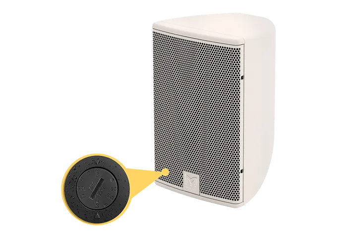 Martin Audio CDD6WTX-WR IP54 Weatherized CDD6 Speaker With 70v/100v Xformer, White, Pair