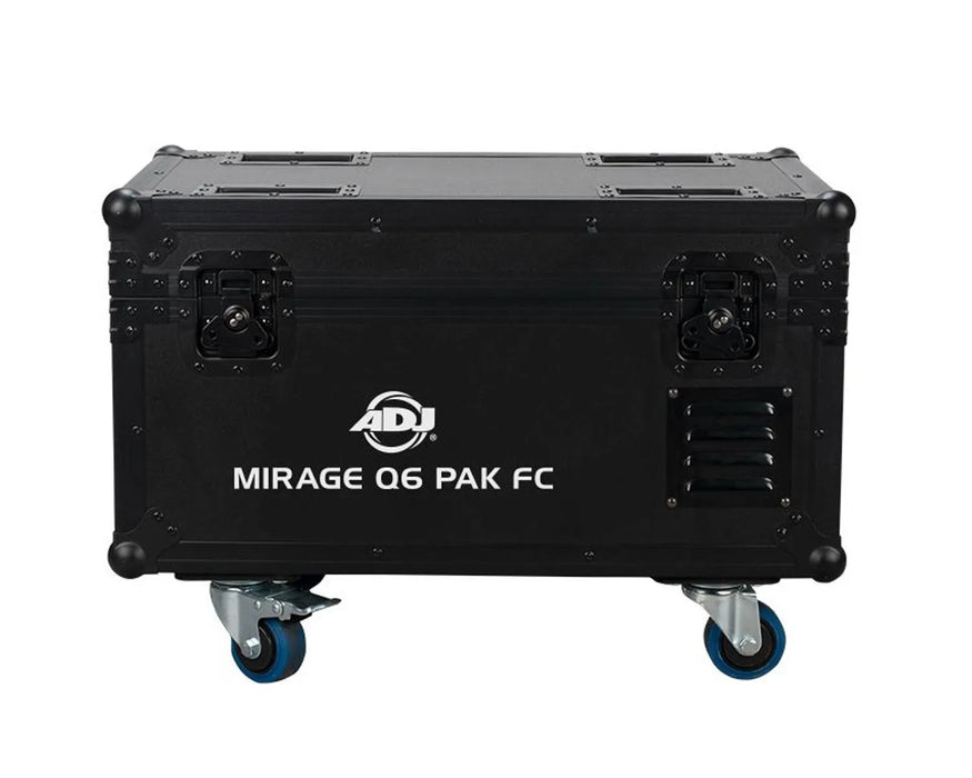 American DJ Mirage Q6 Pak with Charging Case, Chrome