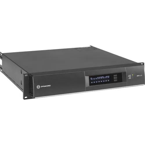 Dynacord IPX10:8 DSP Power Amplifier 8x1250W with OMNEO/Dante & FIR Drive, Install. Ships with 32A PowerCON Power Connector