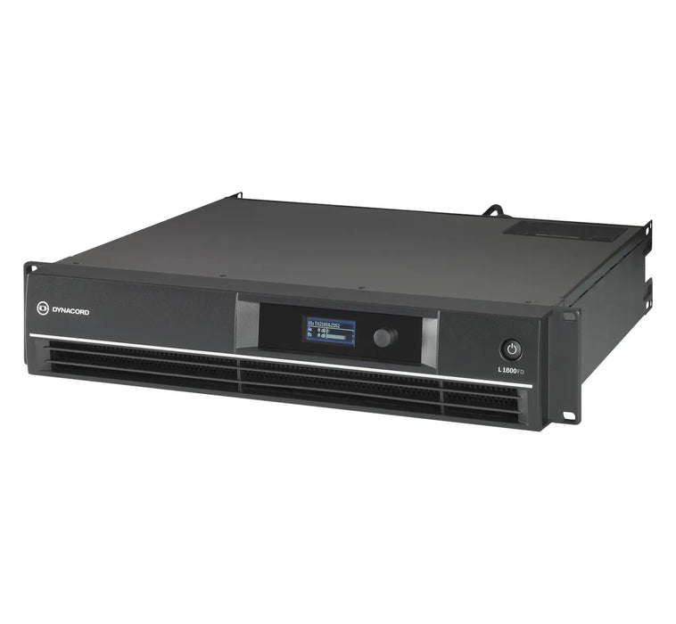 Dynacord L1800FD-US DSP Power Amplifier 2x950W. With FIR Drive, XLR/NL4 Connectors