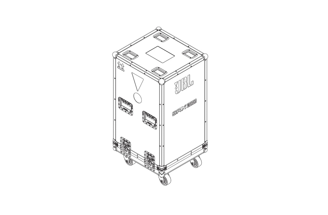 JBL SRX906LA CASE  Flight Case for (4) SRX906LA