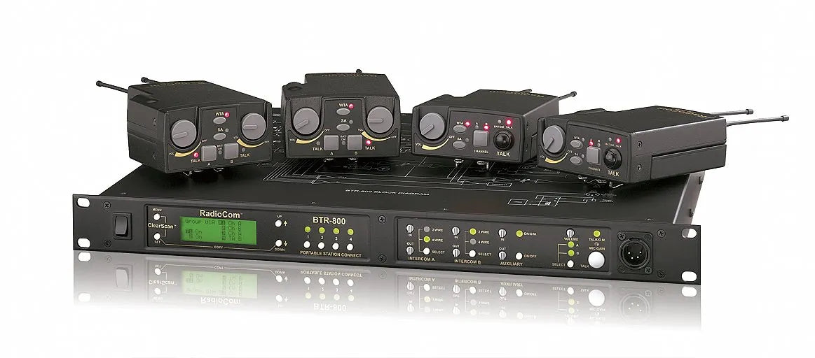 RTS TR-80N F3 US UHF Beltpack, 2ch, Band F3, 4M Headset
