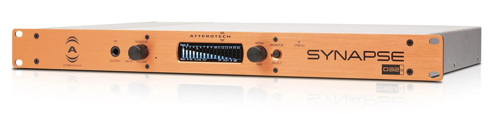 Attero Tech Synapse  D32o 32 Channel Line Out Dante/AES67 Interface, 1RU