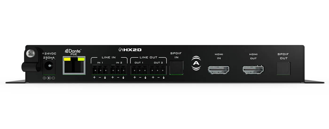 Attero Tech unHX2D Dante/AES67-enabled, HDMI Audio De-Embedder/Embedder