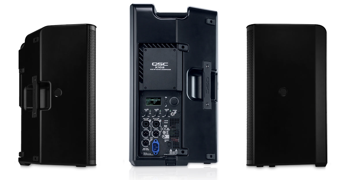QSC K10.2 Powered 10-inch 2-Way 2000W Active, Portable Loudspeaker System