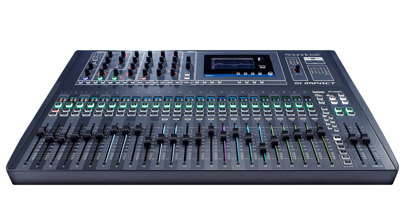 Soundcraft Si Impact 80-input Digital Mixing Console and 32-in/32-out USB Interface and iPad Control