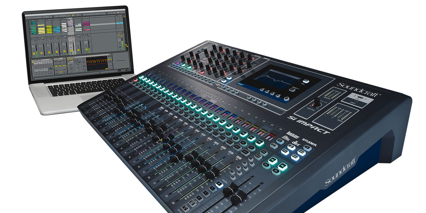 Soundcraft Si Impact 80-input Digital Mixing Console and 32-in/32-out USB Interface and iPad Control