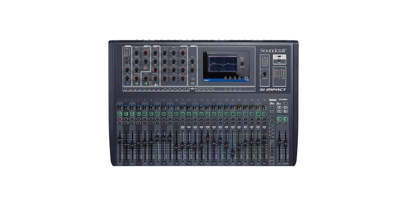 Soundcraft Si Impact 80-input Digital Mixing Console and 32-in/32-out USB Interface and iPad Control