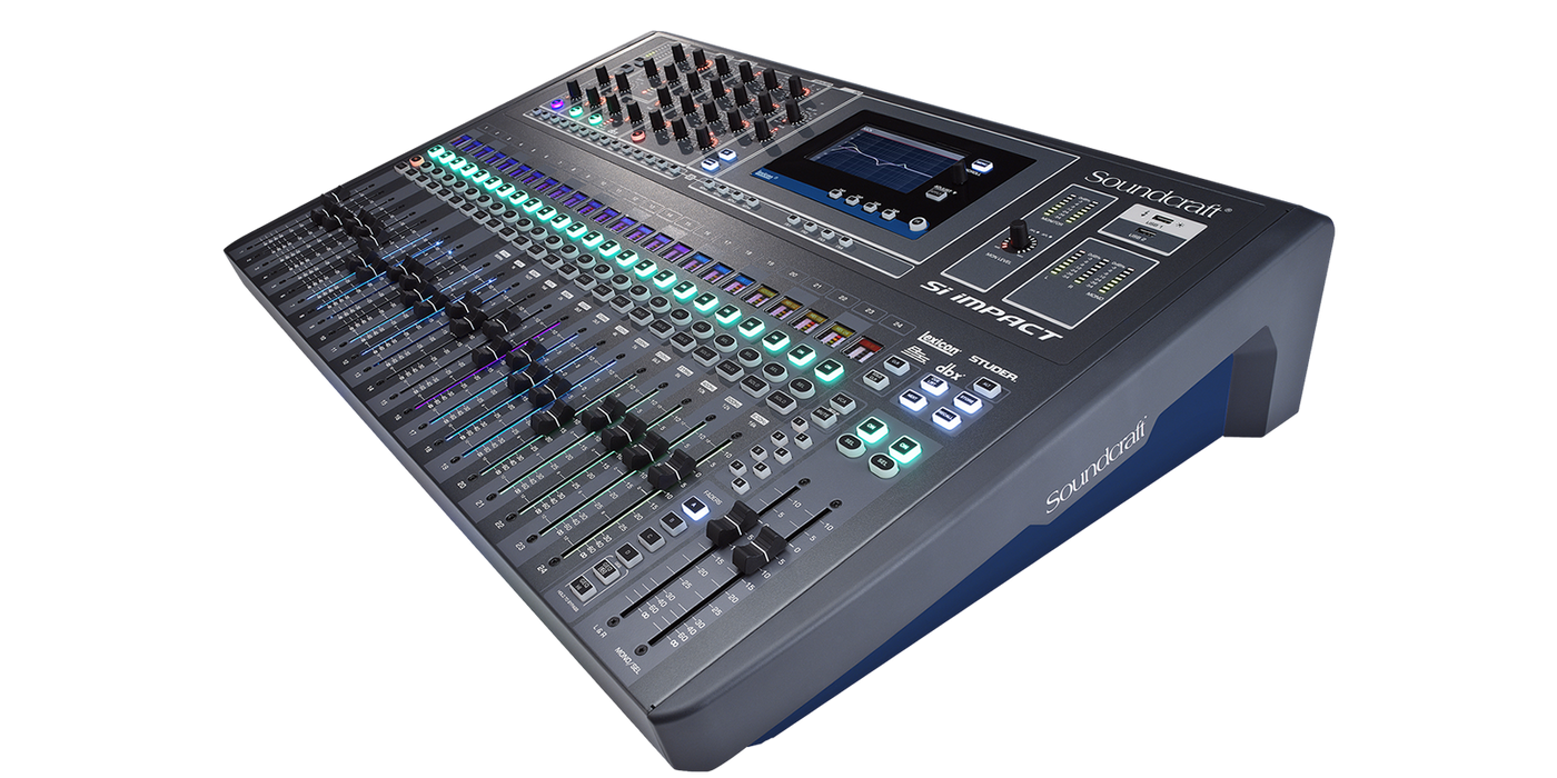 Soundcraft Si Impact 80-input Digital Mixing Console and 32-in/32-out USB Interface and iPad Control